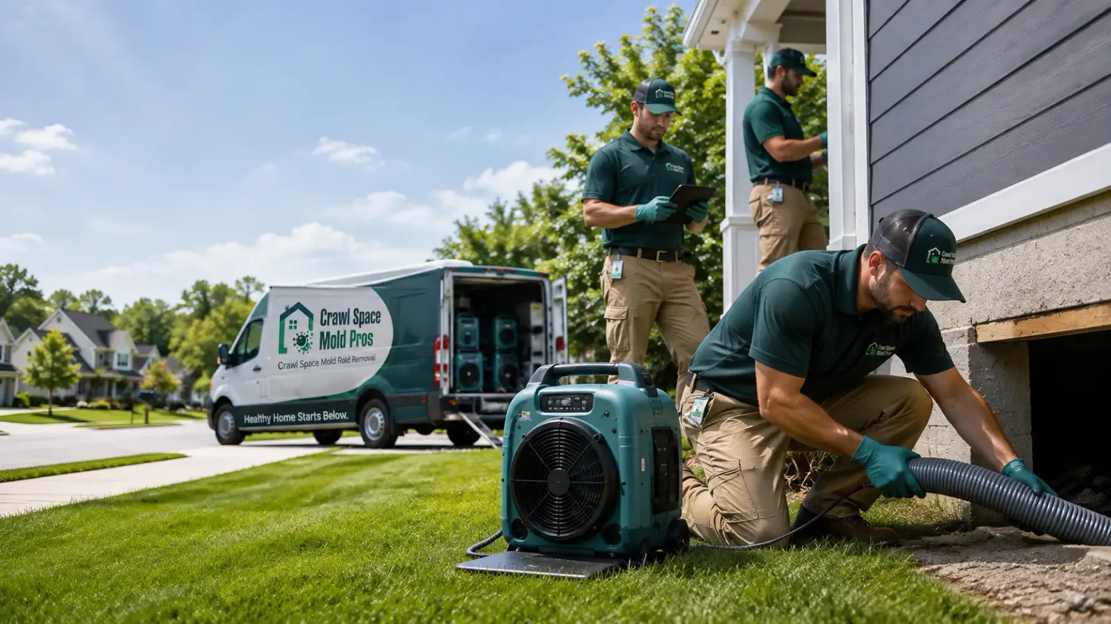 Crawl Space Mold Removal in Roberts, WI